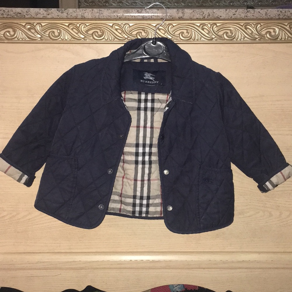 Boys Burberry Quilted Jacket